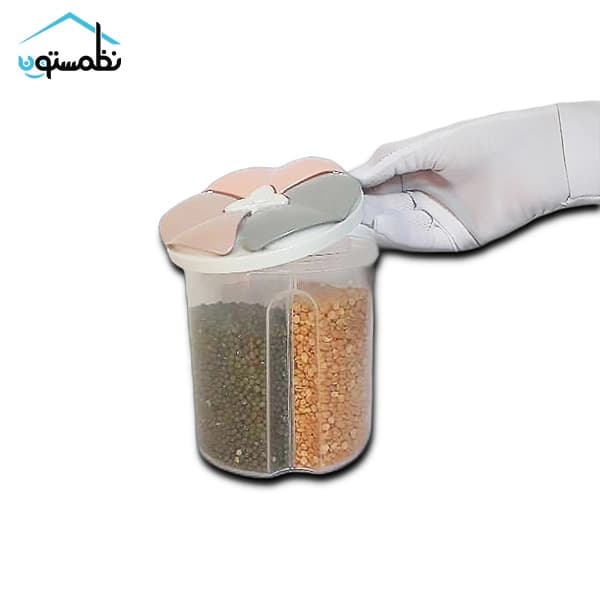 بانکه حبوبات سه ‌قلو مدل لکسا سایز کوچک — تصویر ۹