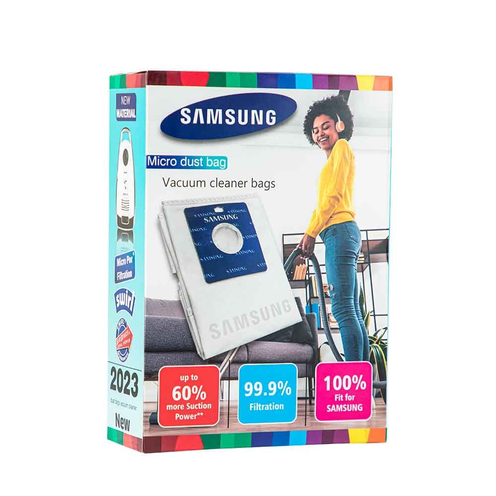 پاکت جاروبرقی سامسونگ میکروفیلتری نانو بسته 5 عددی وارداتی — تصویر ۹