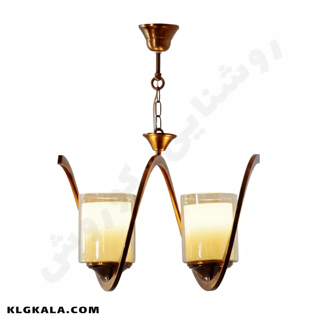 لوستر لهستانی مدل فنری رو به بالا – قابل انتخاب از 1 تا 6 شاخه — تصویر ۵