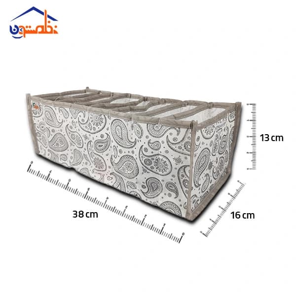 نظم دهنده کشو پارچه ای ۸ خانه کوچک