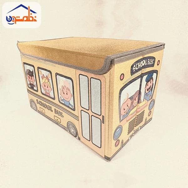 باکس تاشو کودک طرح اتوبوس مدرسه — تصویر ۱۰