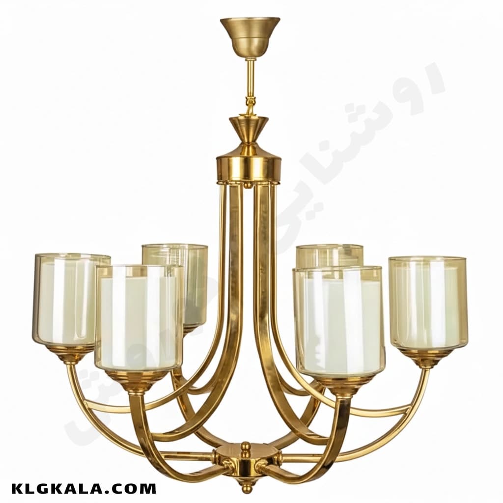 لوستر لهستانی مدل سهیل کد 5045 – قابل انتخاب از 3 تا 8 شاخه — تصویر ۱۲