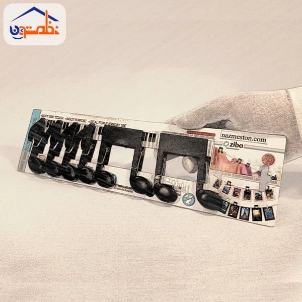 گیره لباس طرح ملودی بسته 6 عددی — تصویر ۱۰