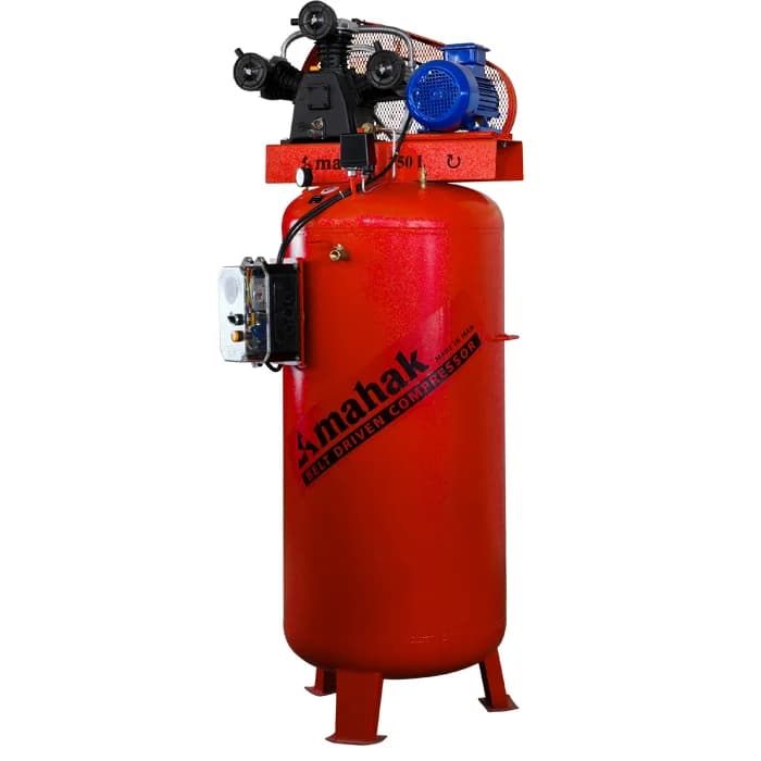کمپرسور باد ایستاده 350 لیتری سه سیلندر سه فاز محک AP-352S — تصویر ۲