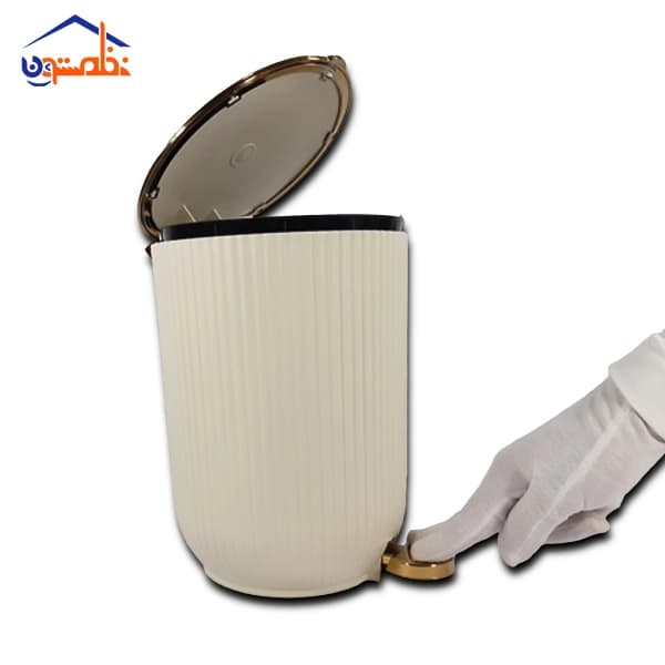 سطل پدالی 6 لیتری گرد همارا مدل زبرا — تصویر ۷