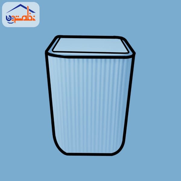 سطل بادبزنی 6 لیتری چهارگوش همارا مدل زبرا — تصویر ۷