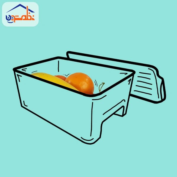 باکس نظم دهنده شفاف هیوا درب دار کوچک — تصویر ۸