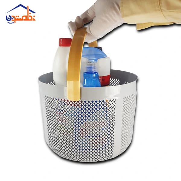 سبد نظم دهنده گرد دسته دار طرح ایکیا — تصویر ۳