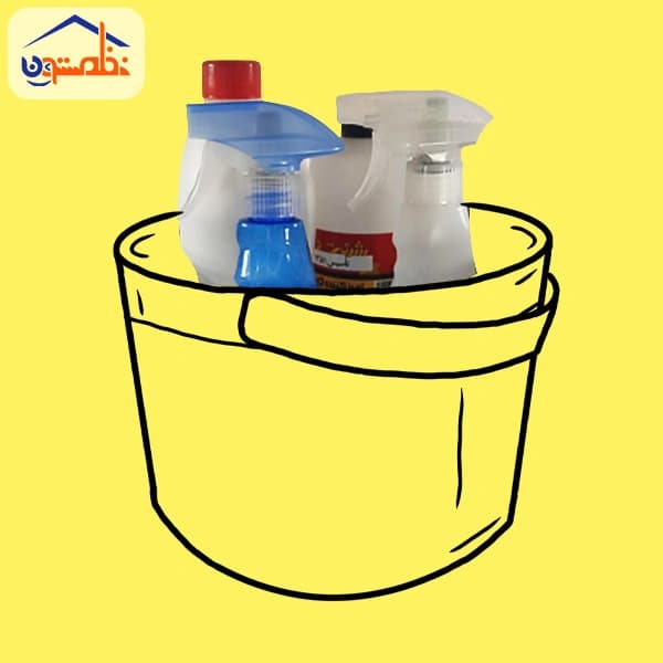 سبد نظم دهنده گرد دسته دار طرح ایکیا — تصویر ۲