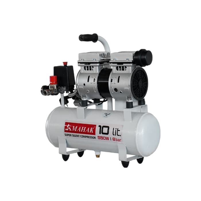 کمپرسور باد 10 لیتری سایلنت محک HSU550-10L — تصویر ۲