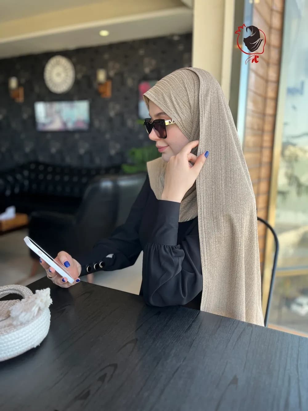 شال کشی نگیندار کرم — تصویر ۵