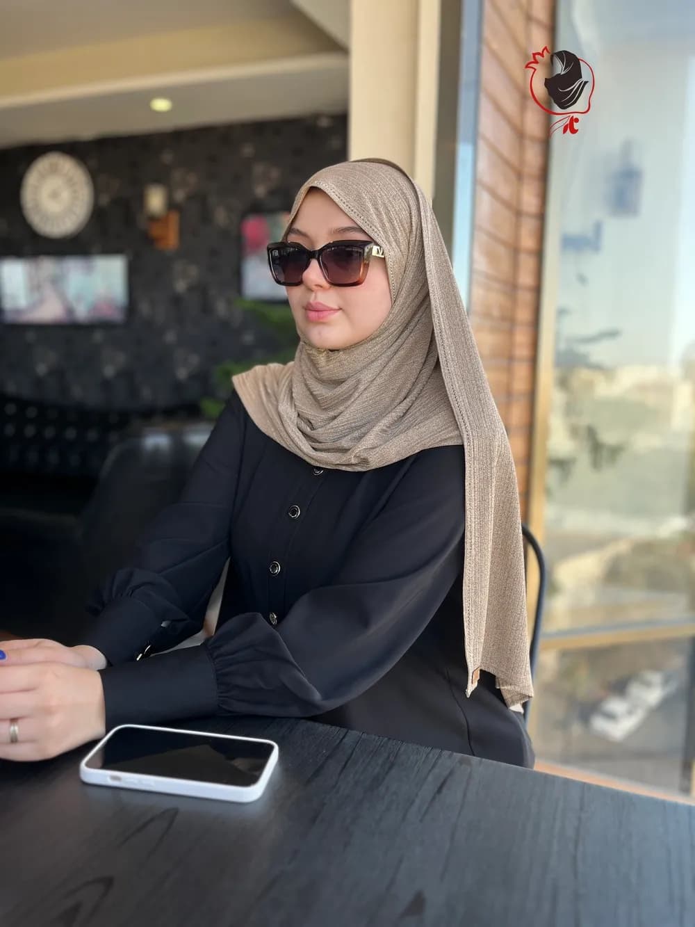 شال کشی نگیندار کرم — تصویر ۶