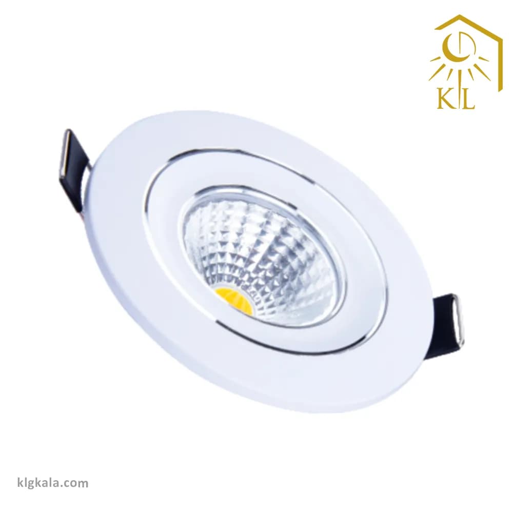 چراغ چشمی رویه بزرگ دور مشکی COB ثابت 5 وات مودی مدل IR-MD9205R-A
