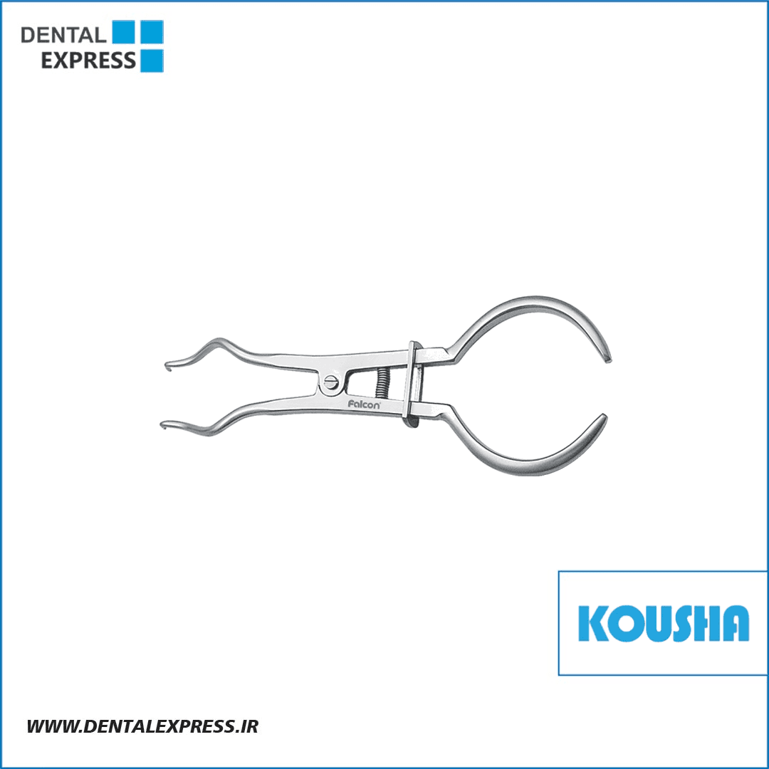 فورسپس كلمپ دو خم ١٧٠mm کوشا – Kousha — تصویر ۲