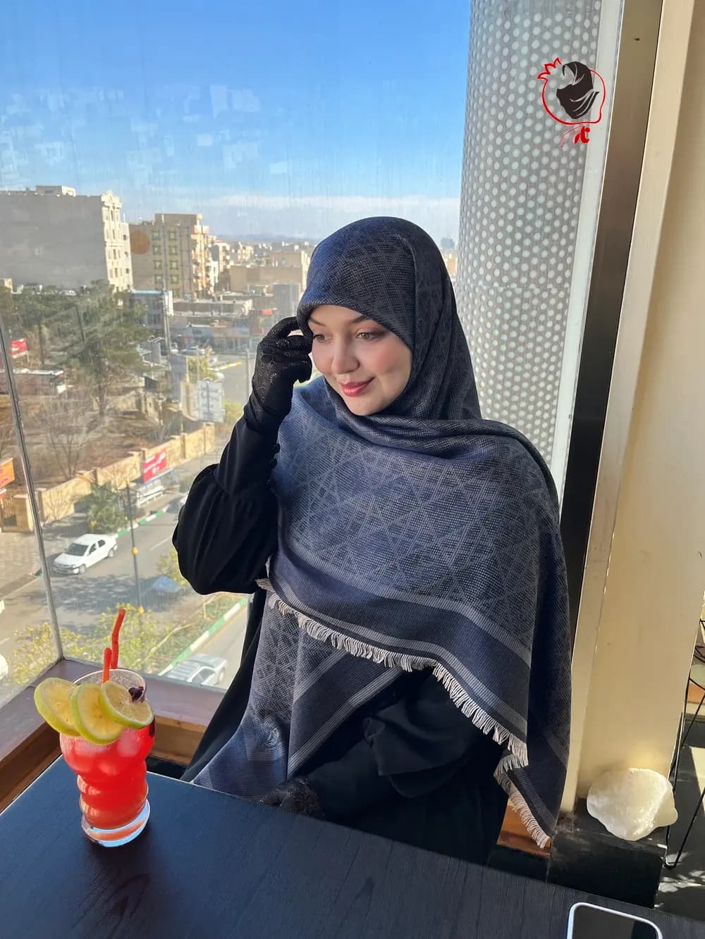 عبای صدف مشکی — تصویر ۳