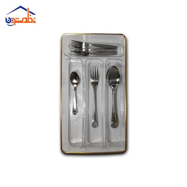 جاقاشقی داخل کابینت دور طلایی — تصویر ۳