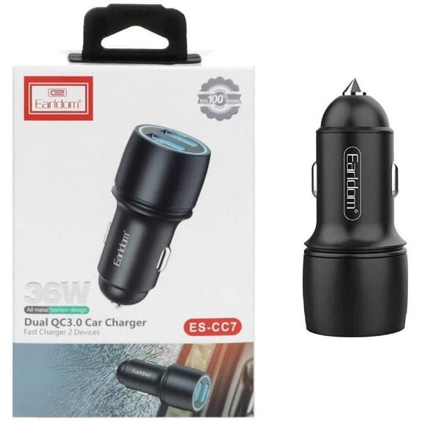 شارژر فندکی ارلدام مدل ES-CC7 توان 36 وات