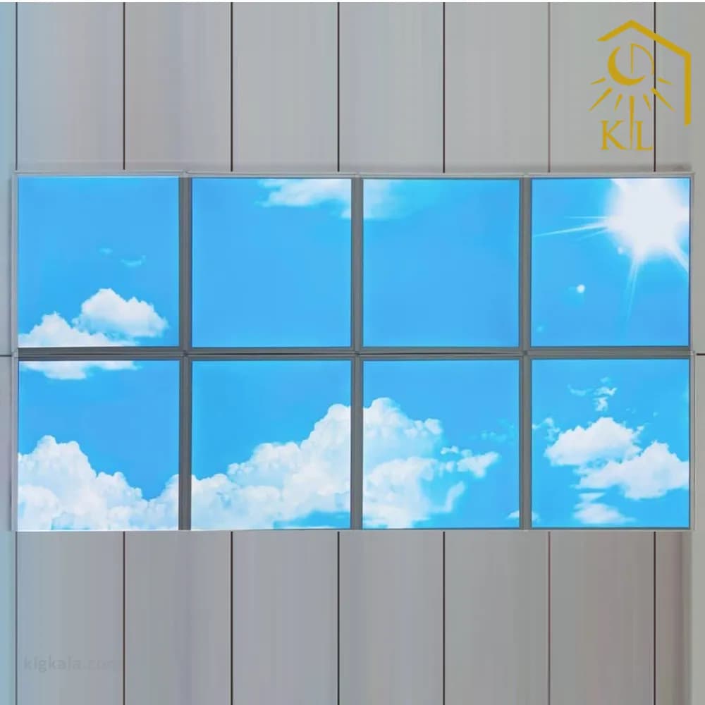 پنل سقفی توکار 60 وات 60 در 60 طرح آسمان مودی مدل IR-MD1660-SKY