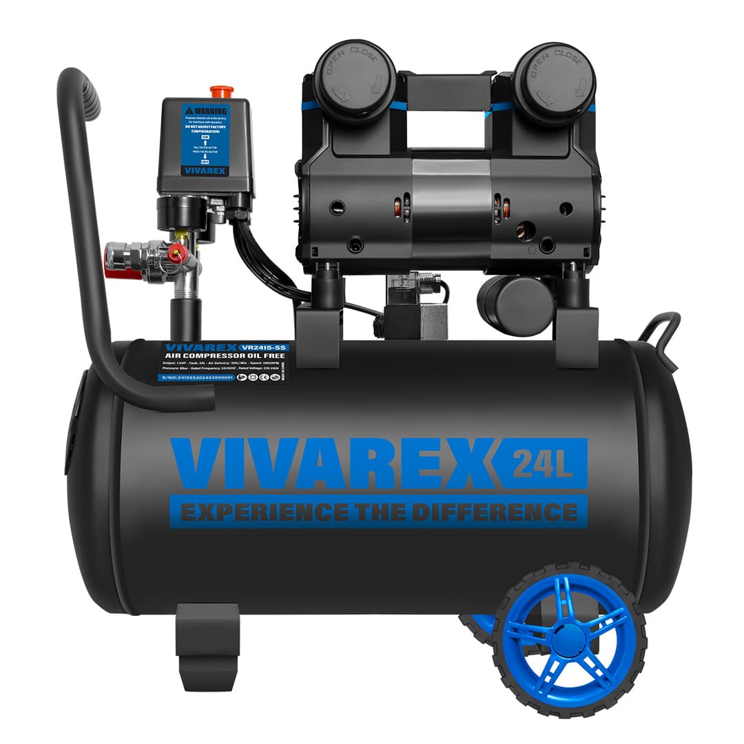 کمپرسور باد 24 لیتری سایلنت موتور توربو ویوارکس VR2415-SS — تصویر ۲
