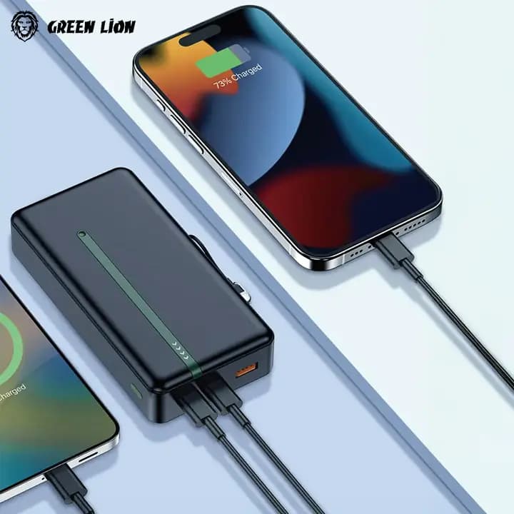 پاوربانک گرین لاین BOSTON ظرفیت 10000 میلی آمپر PD 20W — تصویر ۲