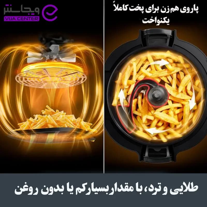 مولتی کوکر 6 لیتری تفال مدل MY7408G1 — تصویر ۱۲