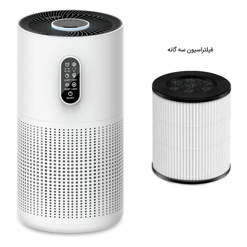 دستگاه تصفیه کننده هوا خانگی 3 مرحله ای گرین لاین مدل GL-AP18 — تصویر ۱۲