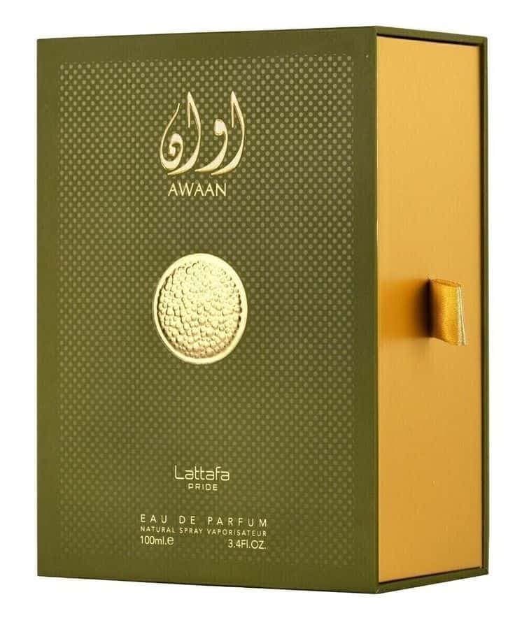 عطر آوان لطافه / Lattafa Awaan EDP حجم 100 میل – رایحه‌ مرکباتی، گلی و خاص برای فصول گرم — تصویر ۳