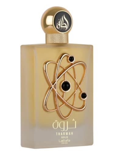 عطر ثروه گلد لطافه / Tharwah Gold EDP Lattafa حجم 100 میل یونیسکس با رایحه شرقی و شیرین
