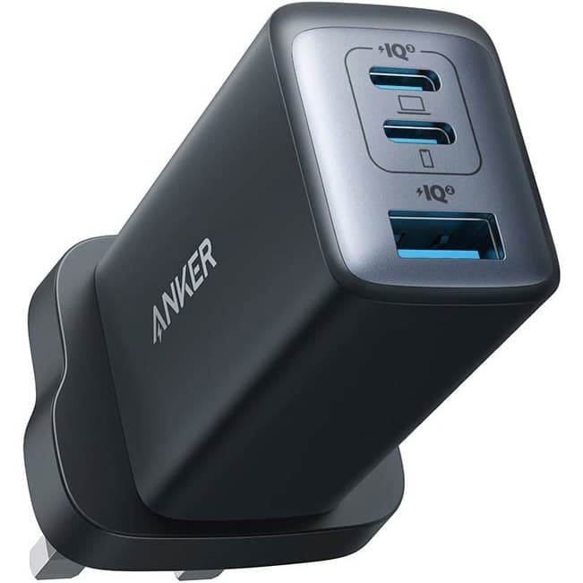 شارژر دیواری انکر مدل A2667K11 ظرفیت ۶۵ وات با ۳ پورت USB Type C