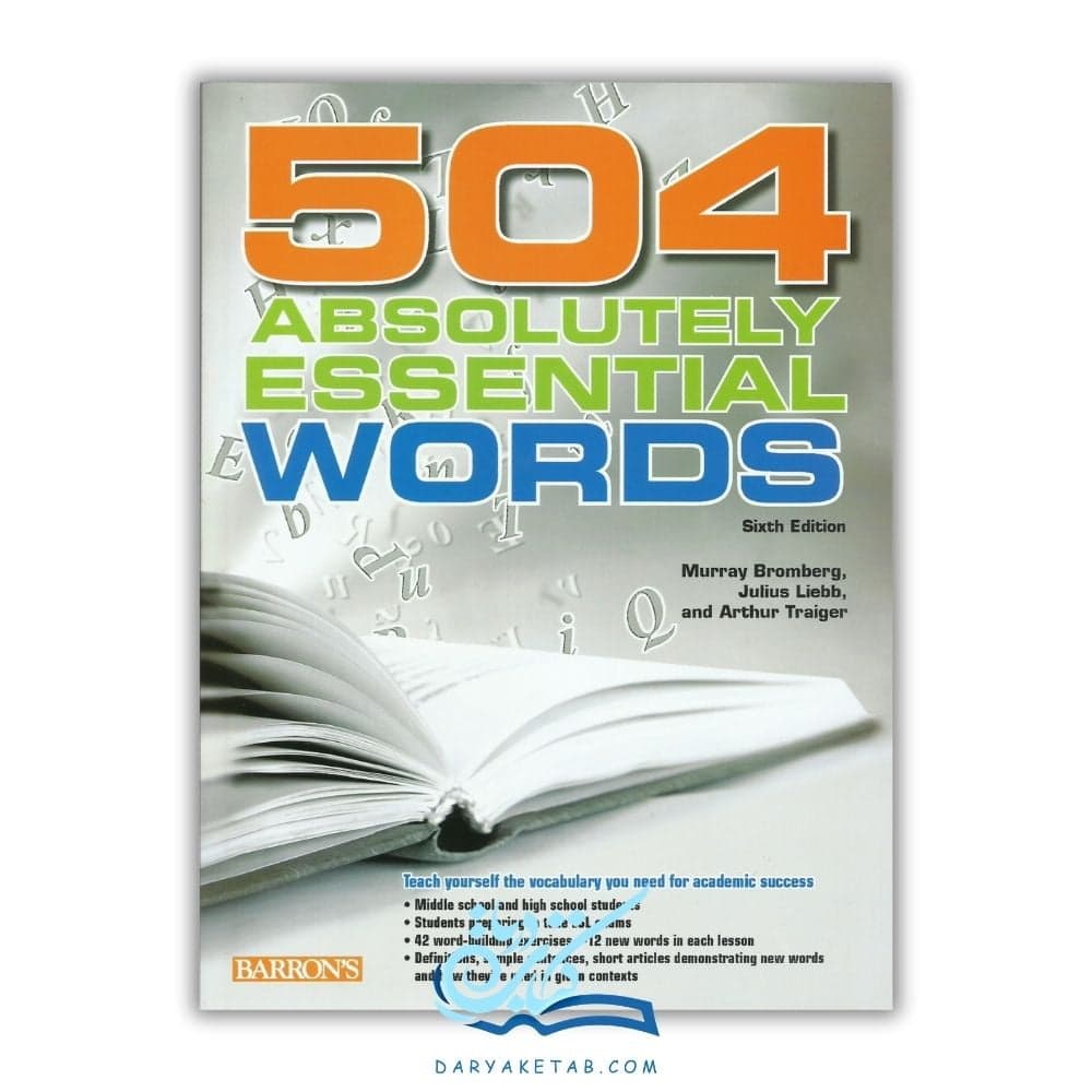 کتاب 504 Absolutely Essential Words 6th Edition [504 ابسولوتلی اسنشیال وُردز 6th ادیشن] با 50% تخفیف
