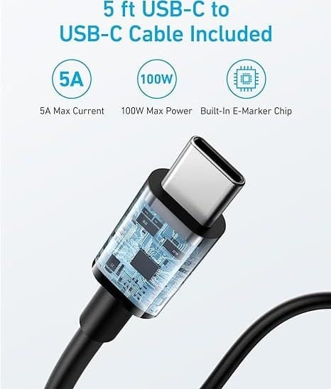 شارژر دیواری 67 واتی انکر مدل Anker A2674K11 — تصویر ۵