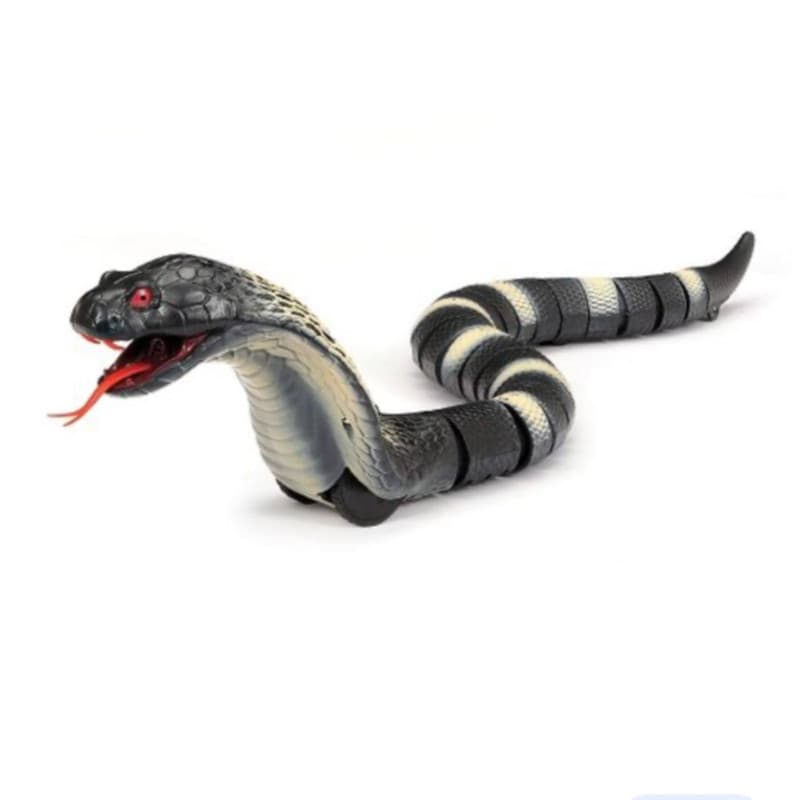 اسباب بازی ناب سل مدل مار کنترلی شارژی چراغدار طرح کبری کد NAJA KING COBRA — تصویر ۳