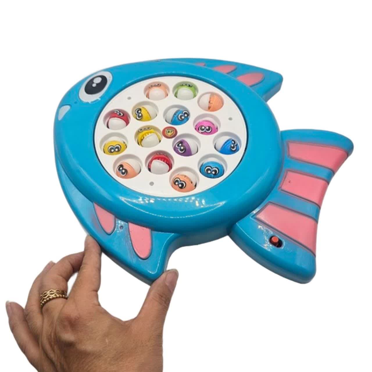 اسباب بازی ناب سل مدل ماهیگیری موزیکال طرح ماهی بامزه کد FISHING GAME INCLUDE 15 FISHES WITH MUSIC — تصویر ۱۲