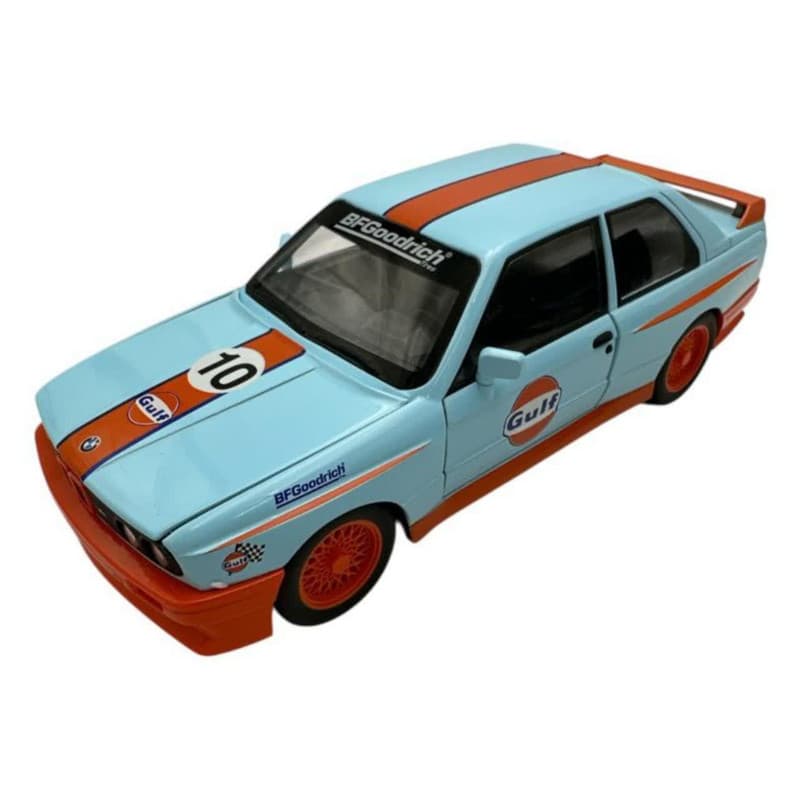 ماکت ماشین ناب سل مدل بی ام و فلزی چراغدار BMW E30 M3 NAAB002 به همراه جاسوییچی — تصویر ۵