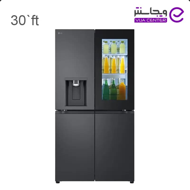 ساید بای ساید الجی مدل GR-X33FFCRL رنگ دودی