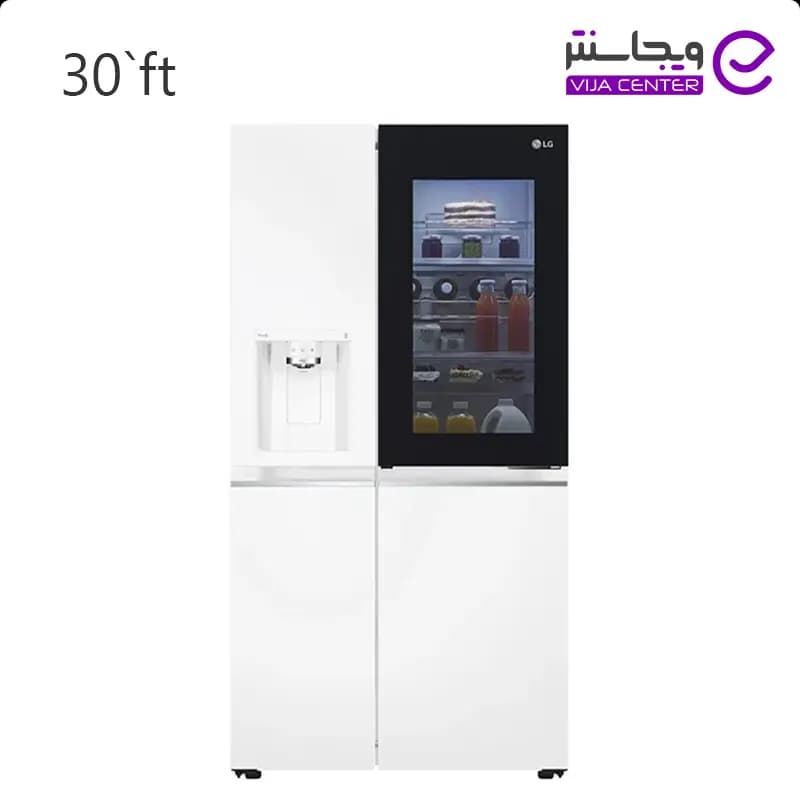 ساید بای ساید ال‌جی مدل GR-X33FFQRL رنگ سفید — تصویر ۹