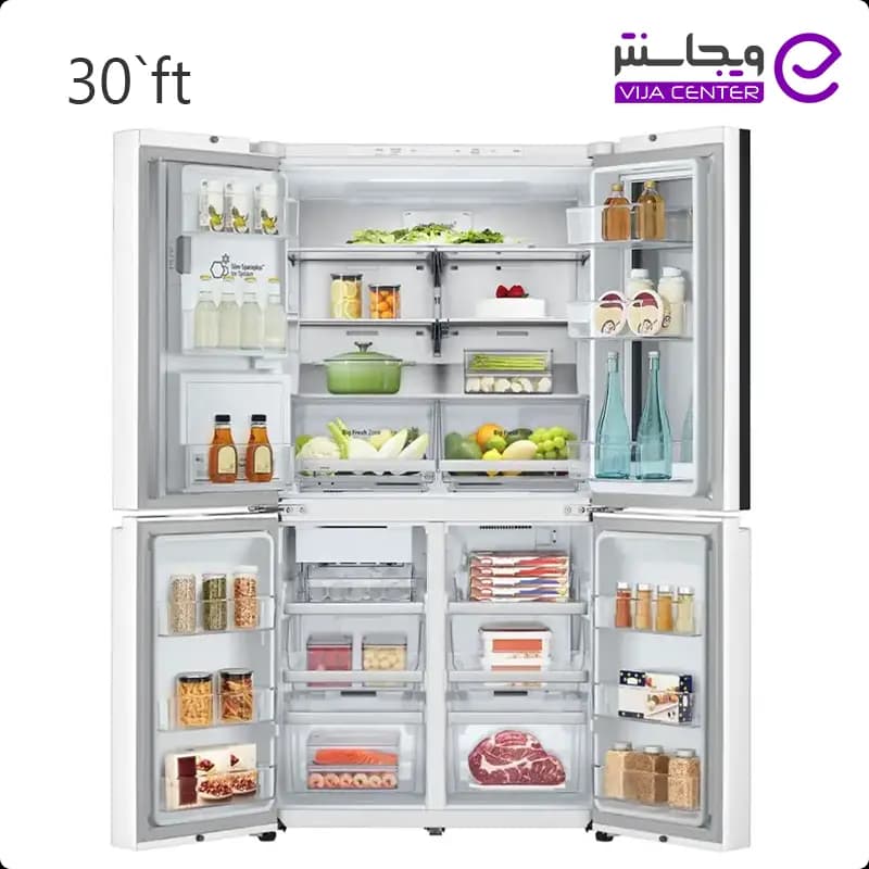 ساید بای ساید ال‌جی مدل GR-X33FFQRL رنگ سفید — تصویر ۸