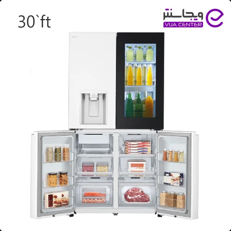 ساید بای ساید ال‌جی مدل GR-X33FFQRL رنگ سفید — تصویر ۶