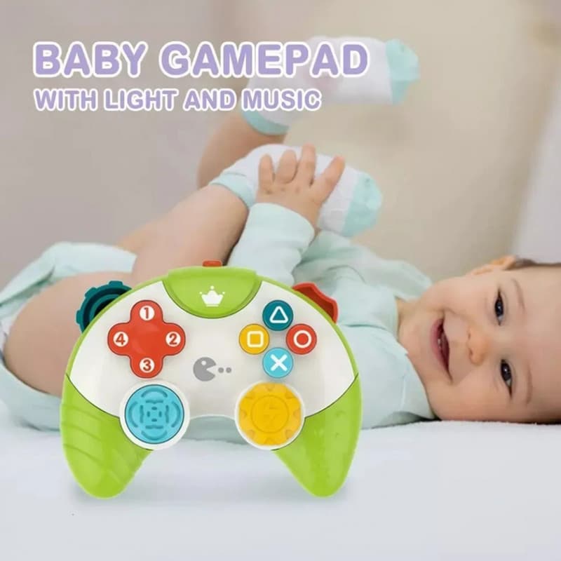 اسباب بازی ناب سل مدل دسته بازی موزیکال چراغدار طرح هانگر کد GAME HANDLE BEST FOR EARLY EDUCATION — تصویر ۶
