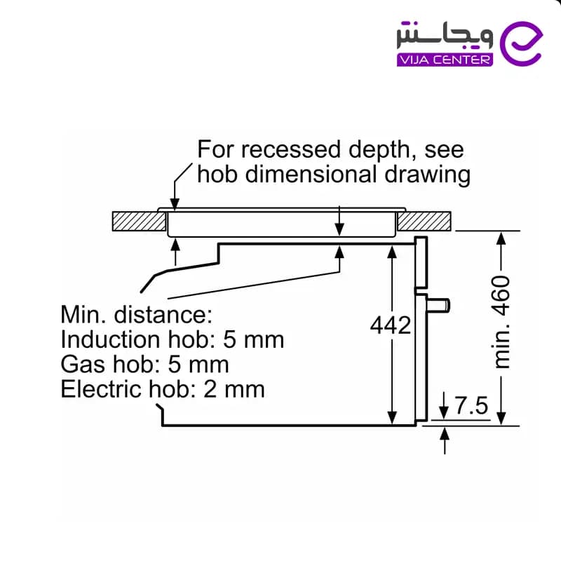فر مایکروویو کامپکت توکار بوش مدل CMG656RS1 — تصویر ۸