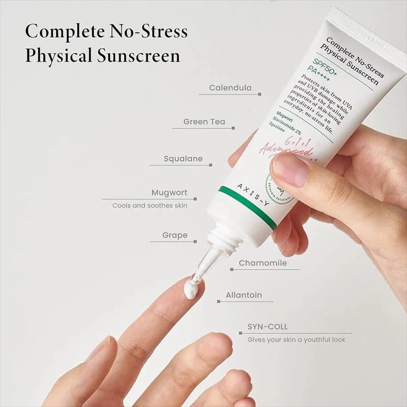 ضدآفتاب فیزیکی اکسیس وای مدل Complete No-Stress ضد لک و التیامبخش - کیمیا آرا — تصویر ۳
