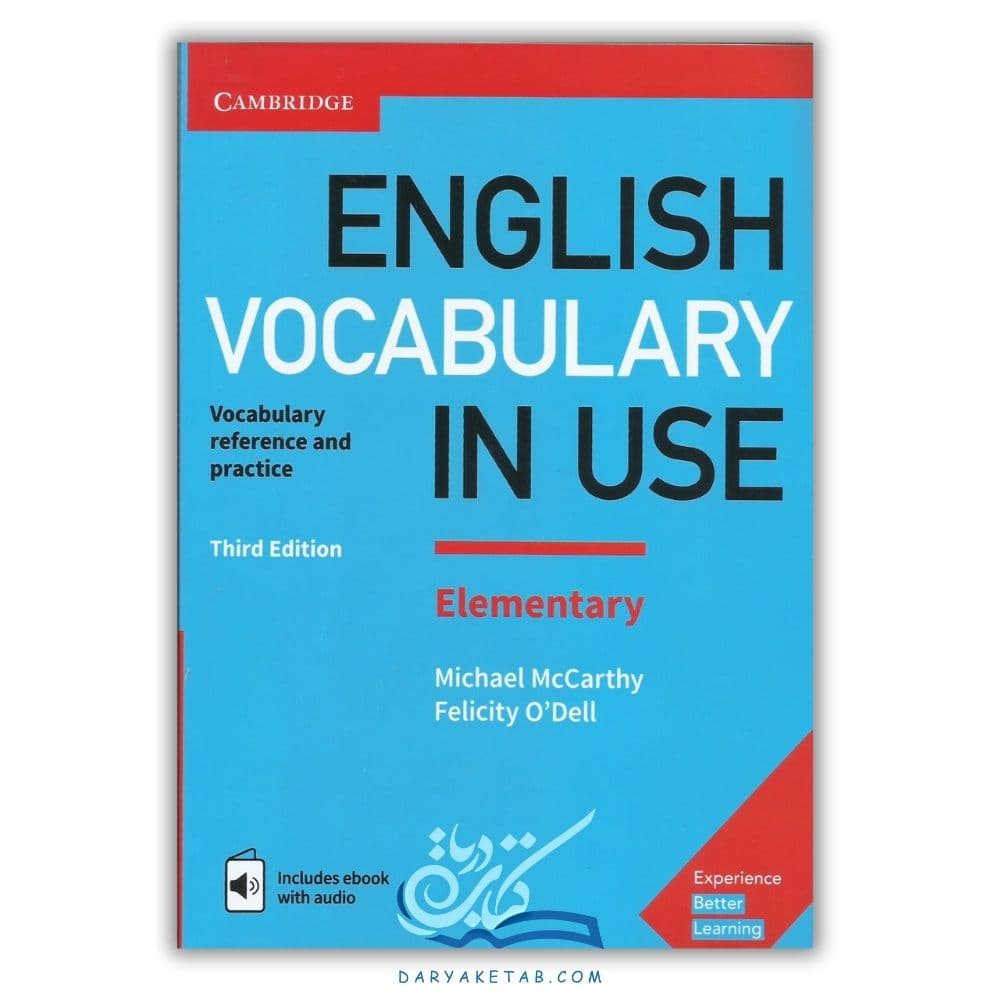 کتاب English Vocabulary In Use Elementary [انگلیش وکبـیولری این یوز المنتری] با 50% تخفیف