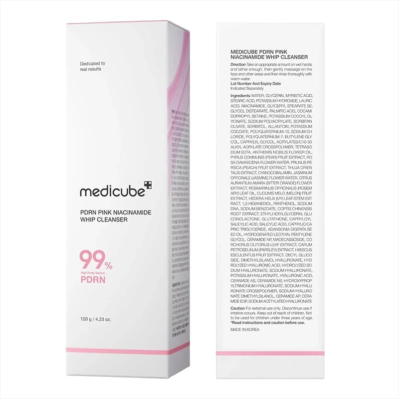 شوینده صورت مدی کیوب PDRN نیاسینامید 120 گرم | Medicube PDRN Niacinamide Cleanser - کیمیا آرا — تصویر ۲