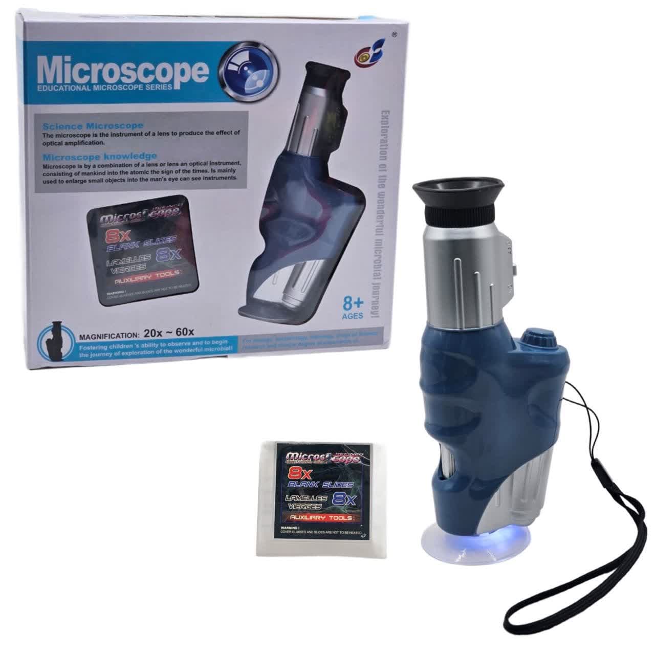 بازی آموزشی ناب سل مدل میکروسکوپ با قابلیت زوم بین 20 تا 60 برابر کد MICROSCOPE MAGNIFICATION 20X~60X — تصویر ۹