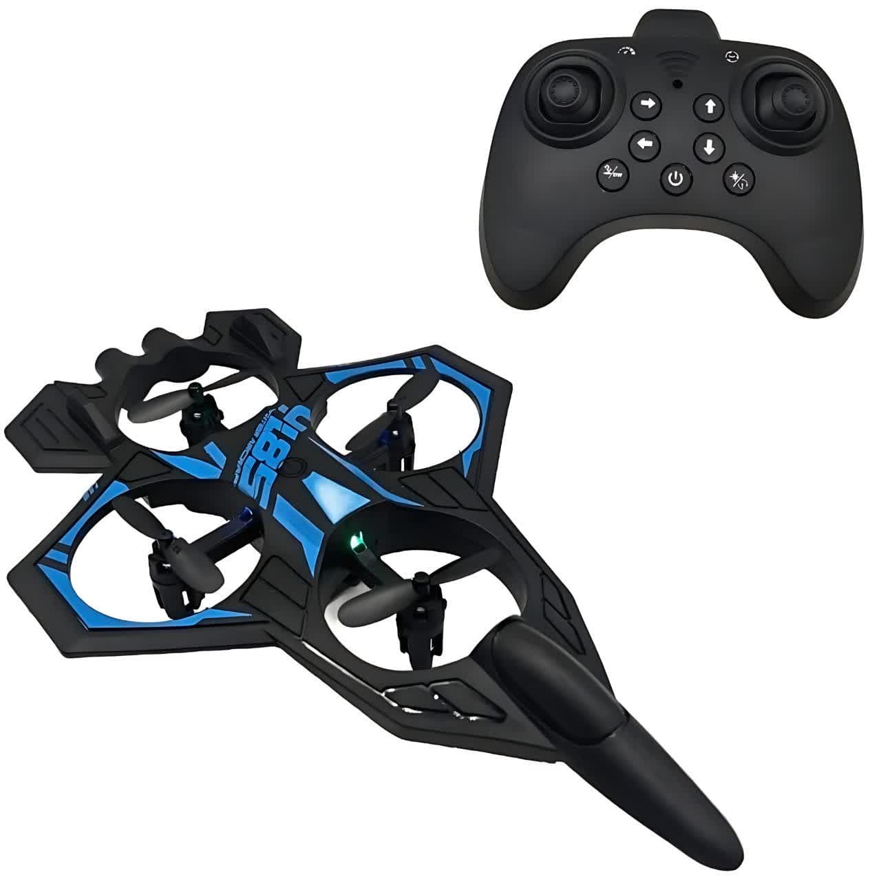 هواپیما بازی ناب سل مدل جت جنگنده کنترلی عمود پرواز شارژی چراغدار کد Airplane Toy Jet Fighter Model, Vertical Flight, Rechargeable, Control, with Lights 2.4GHZ — تصویر ۱۰