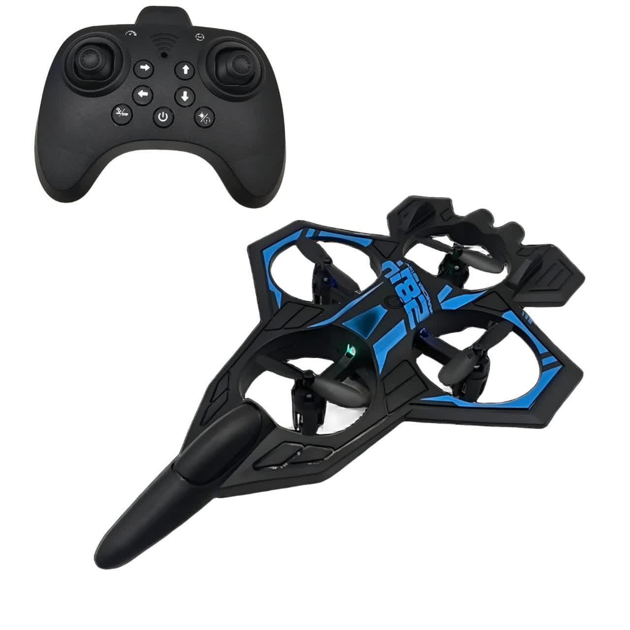هواپیما بازی ناب سل مدل جت جنگنده کنترلی عمود پرواز شارژی چراغدار کد Airplane Toy Jet Fighter Model, Vertical Flight, Rechargeable, Control, with Lights 2.4GHZ — تصویر ۹