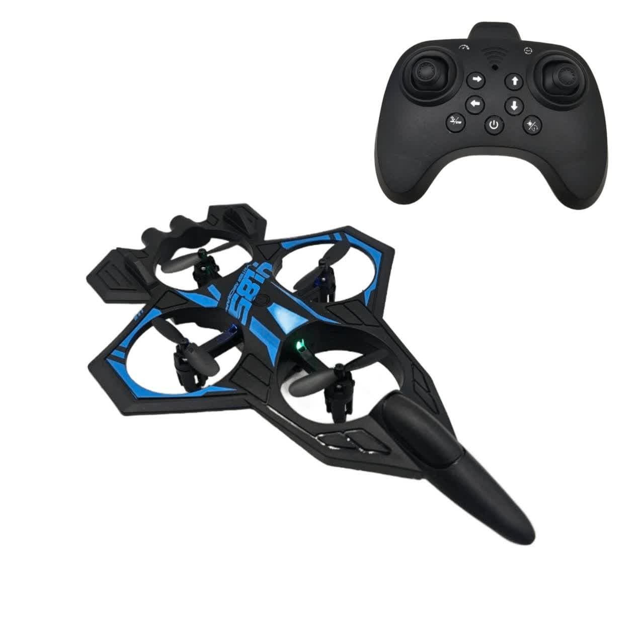 هواپیما بازی ناب سل مدل جت جنگنده کنترلی عمود پرواز شارژی چراغدار کد Airplane Toy Jet Fighter Model, Vertical Flight, Rechargeable, Control, with Lights 2.4GHZ — تصویر ۷