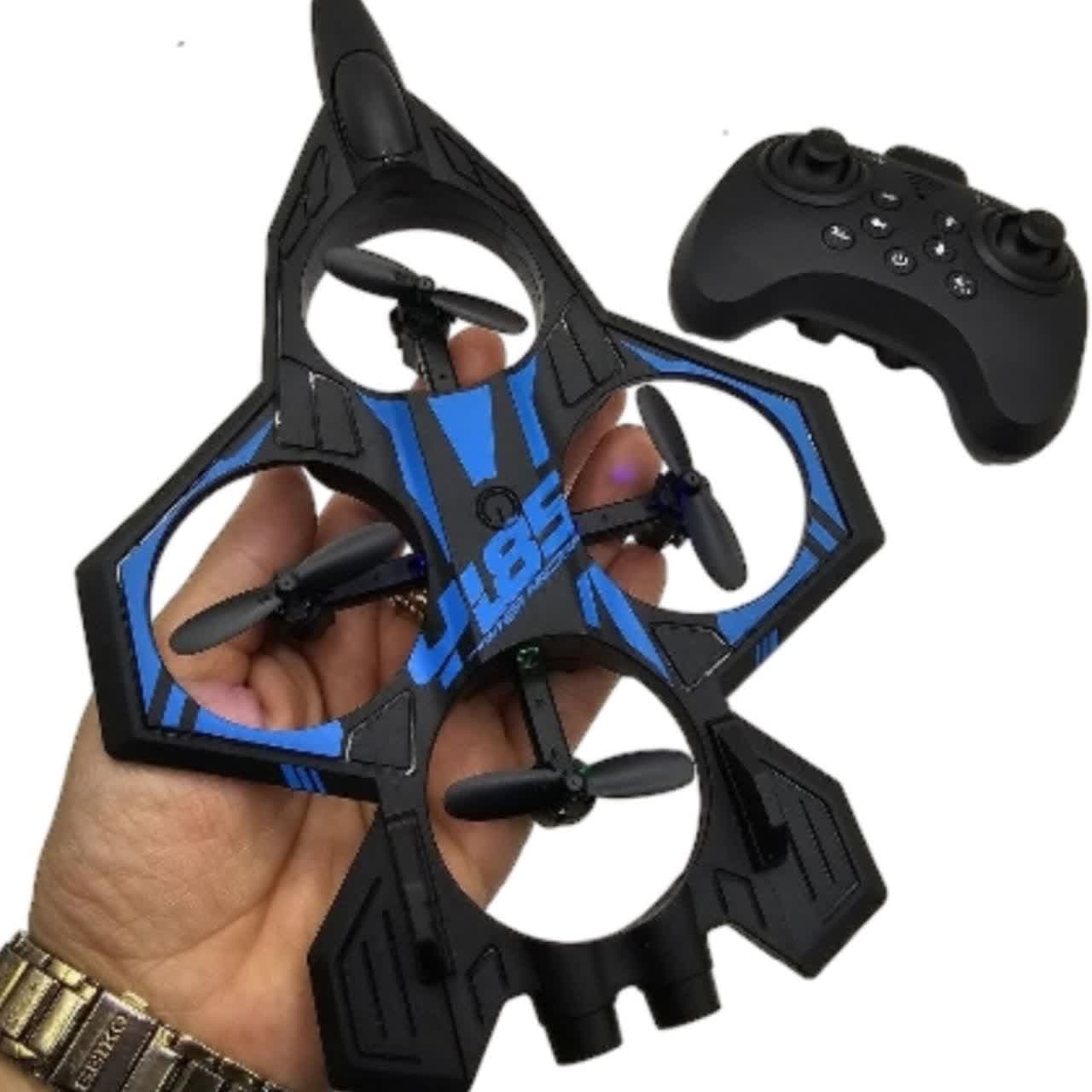 هواپیما بازی ناب سل مدل جت جنگنده کنترلی عمود پرواز شارژی چراغدار کد Airplane Toy Jet Fighter Model, Vertical Flight, Rechargeable, Control, with Lights 2.4GHZ — تصویر ۳