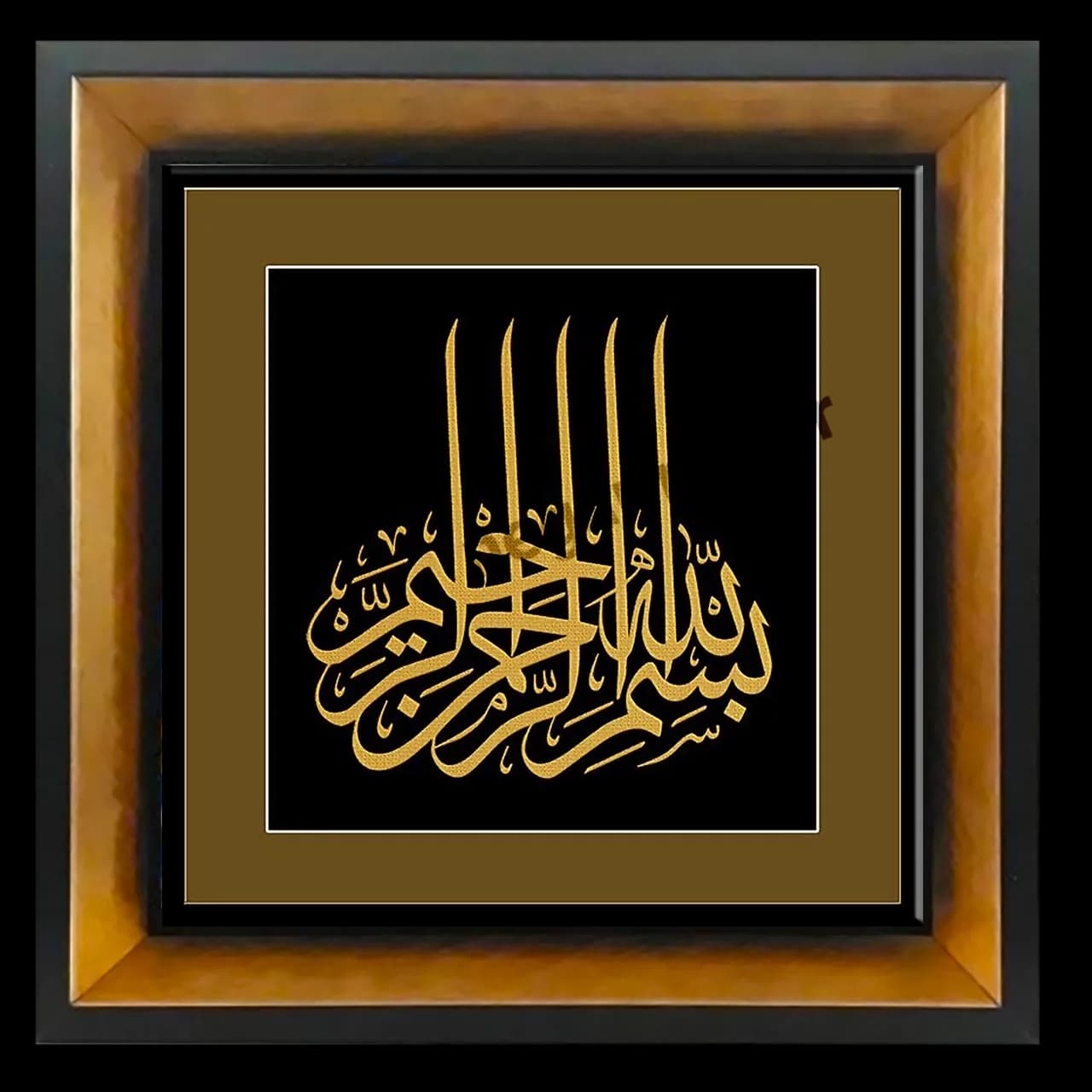 تابلو کاشی بسم الله الرحمن الرحیم مدل 2A53
