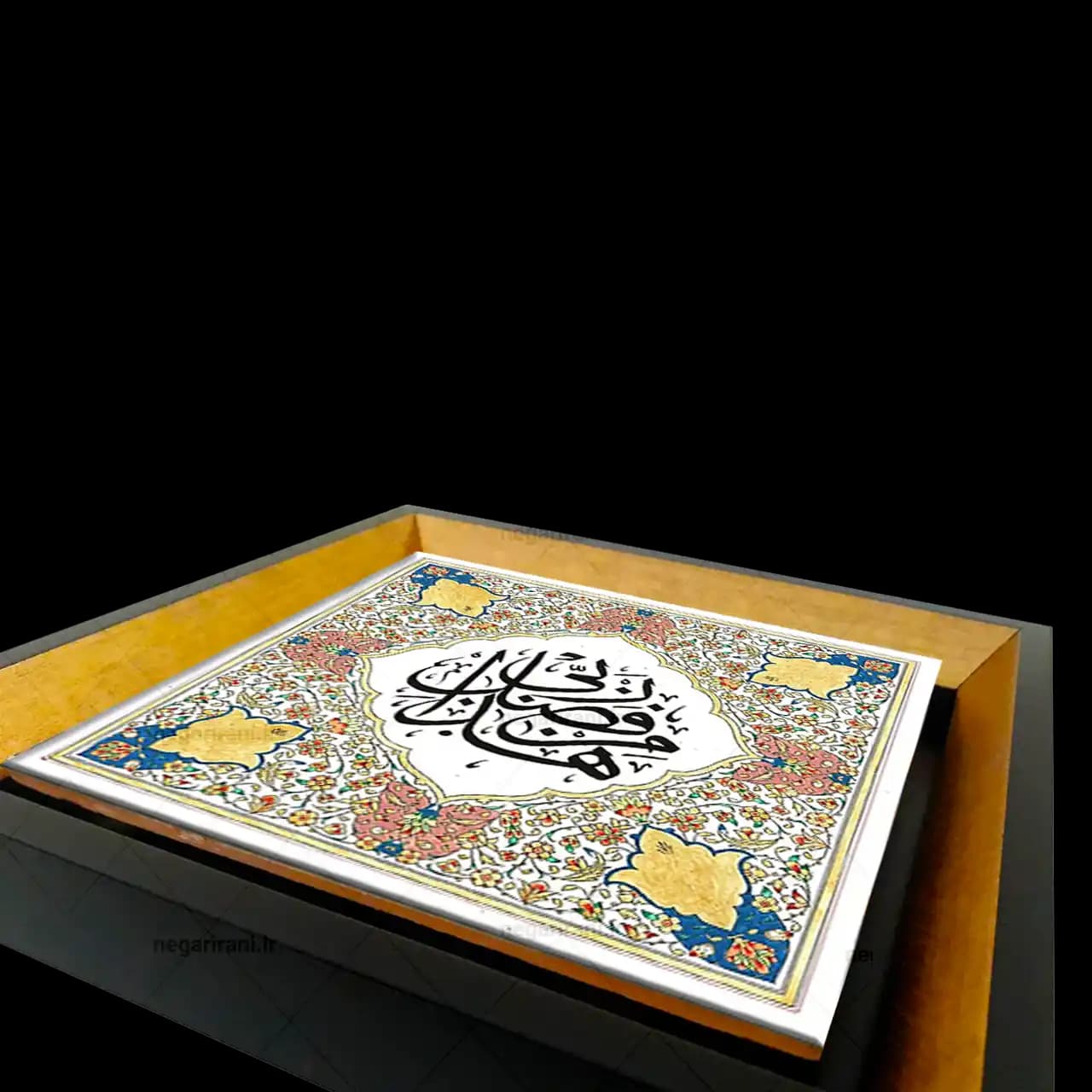 تابلو کاشی هذا من فضل ربی مدل 2A24 — تصویر ۳